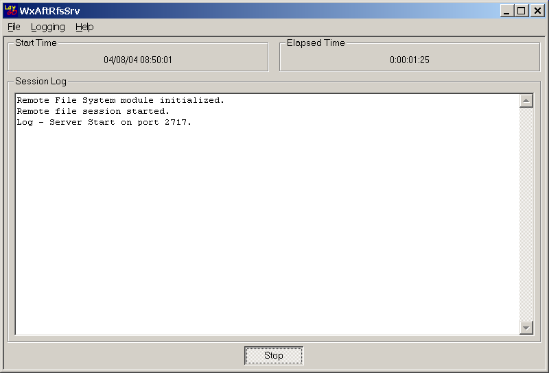 Remote File Server at start up