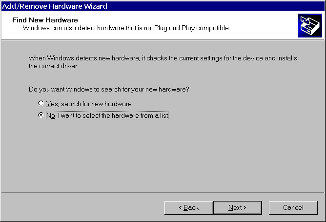 Windows PnP Dialog