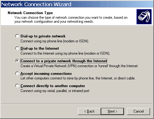 Network Connection Type